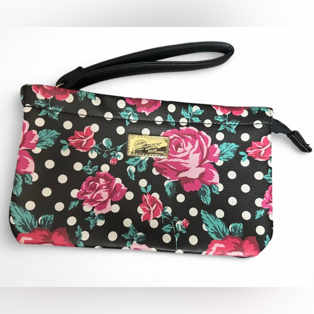 NWOT Luv Betsey by Betsey Johnson Rose Clutch